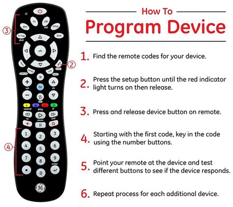 4 digit (V1) GE/Jasco universal remote control codes for TV sets .